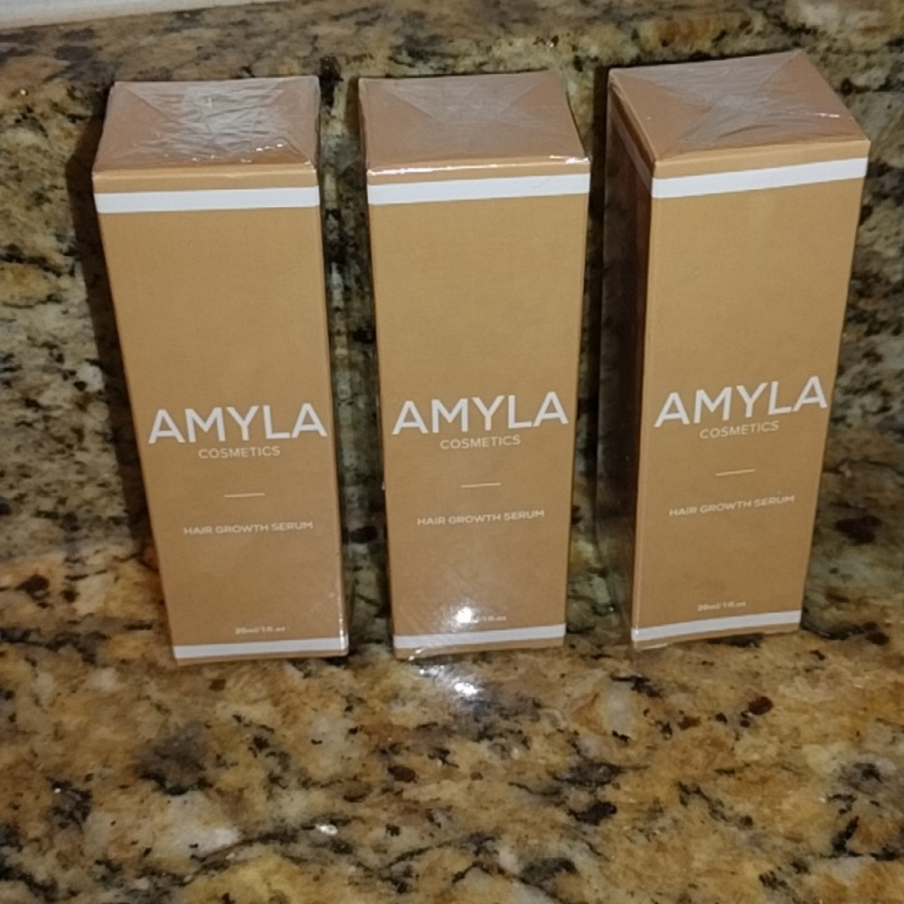 3 bottles of hair growth serum - Amyla
